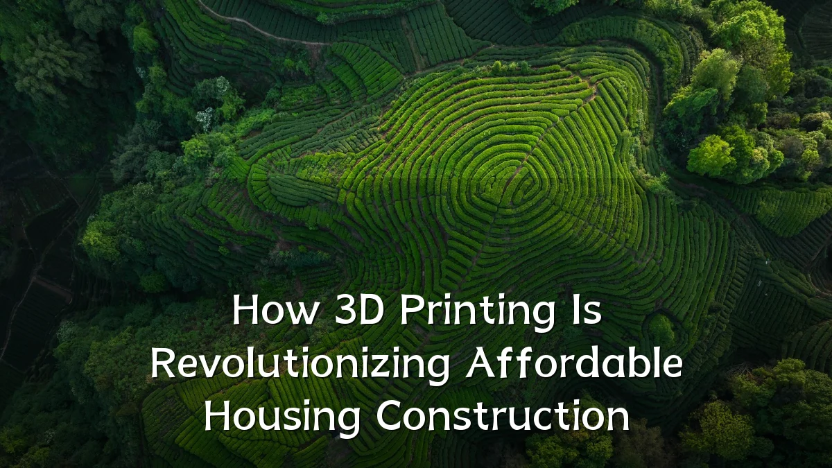 How 3D Printing Is Revolutionizing Affordable Housing Construction
