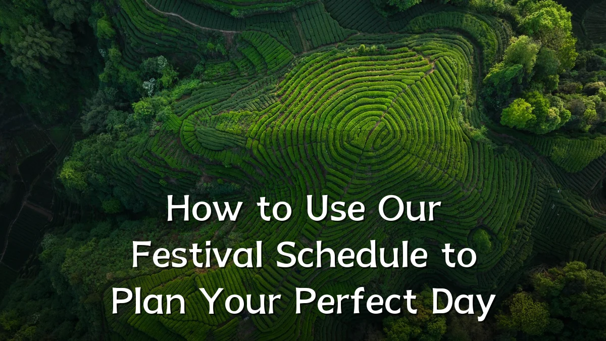 How to Use Our Festival Schedule to Plan Your Perfect Day