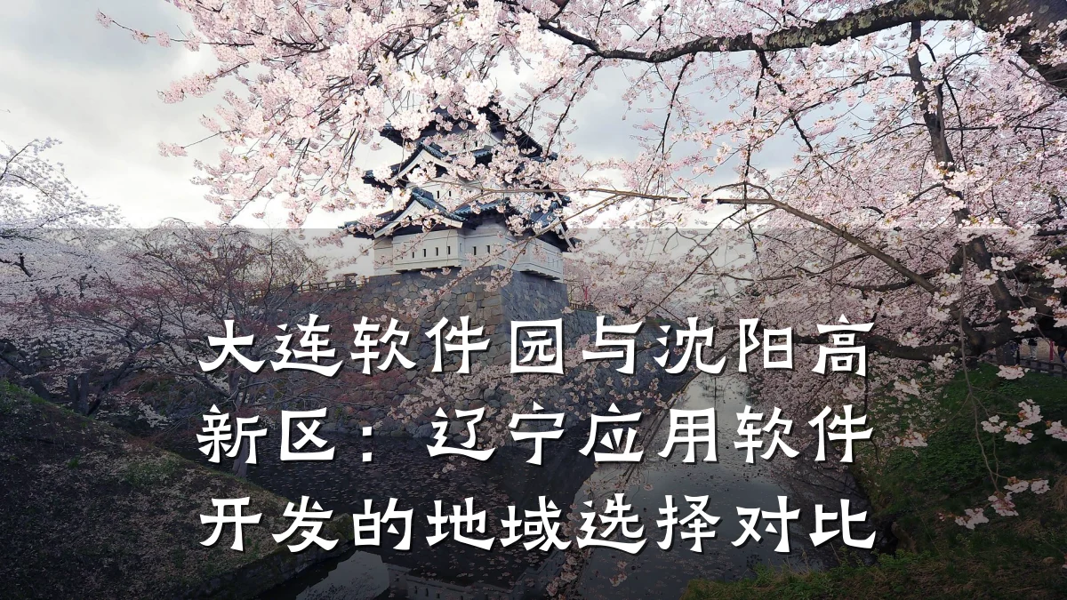 大连软件园与沈阳高新区:辽宁应用软件开发的地域选择对比