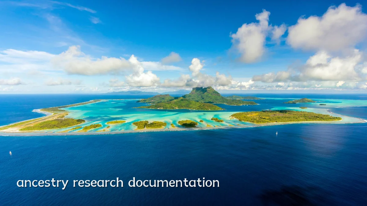 ancestry research documentation