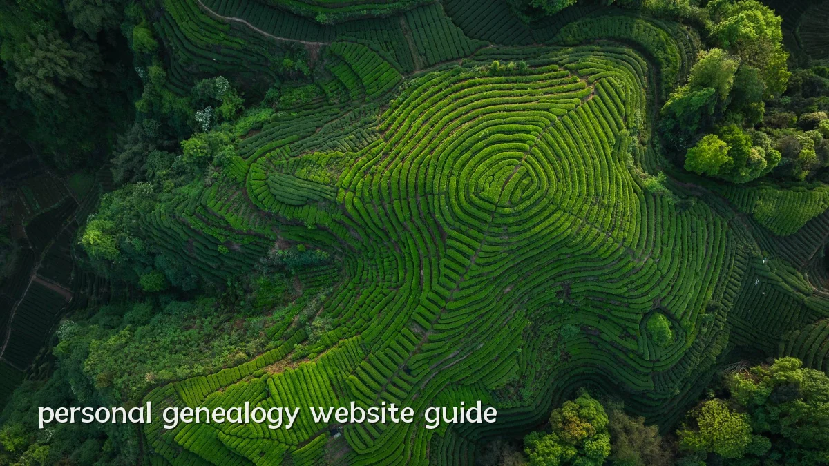 personal genealogy website guide