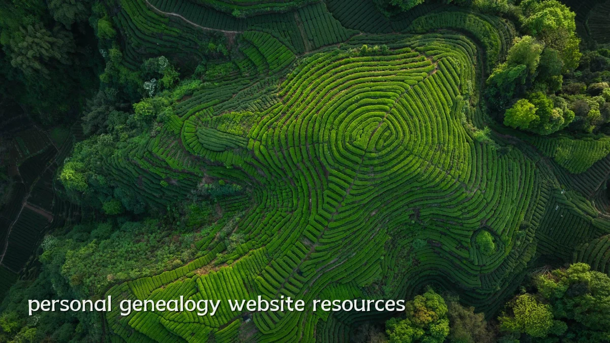 personal genealogy website resources