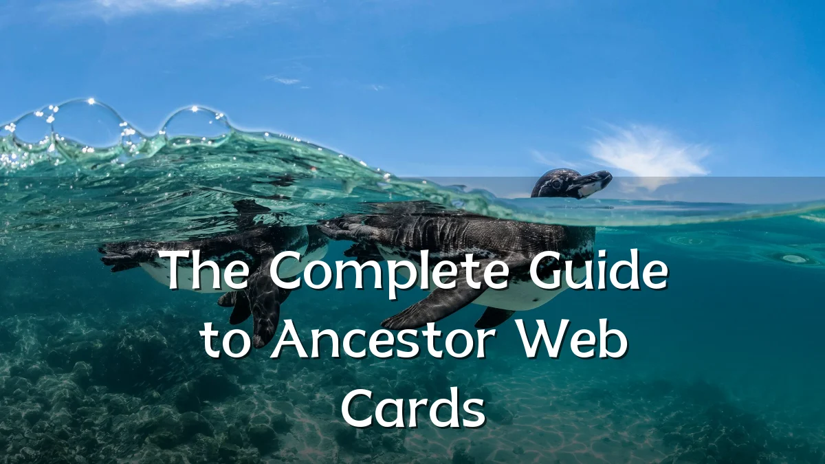 The Complete Guide to Ancestor Web Cards