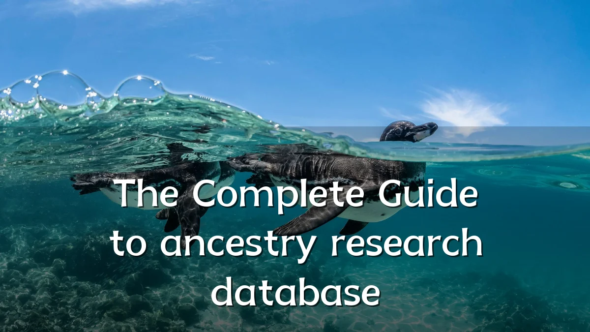 The Complete Guide to ancestry research database