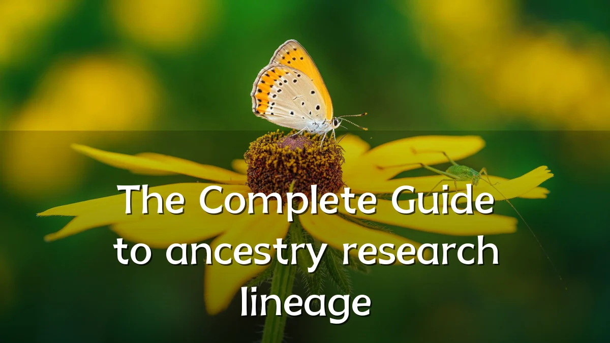 The Complete Guide to ancestry research lineage