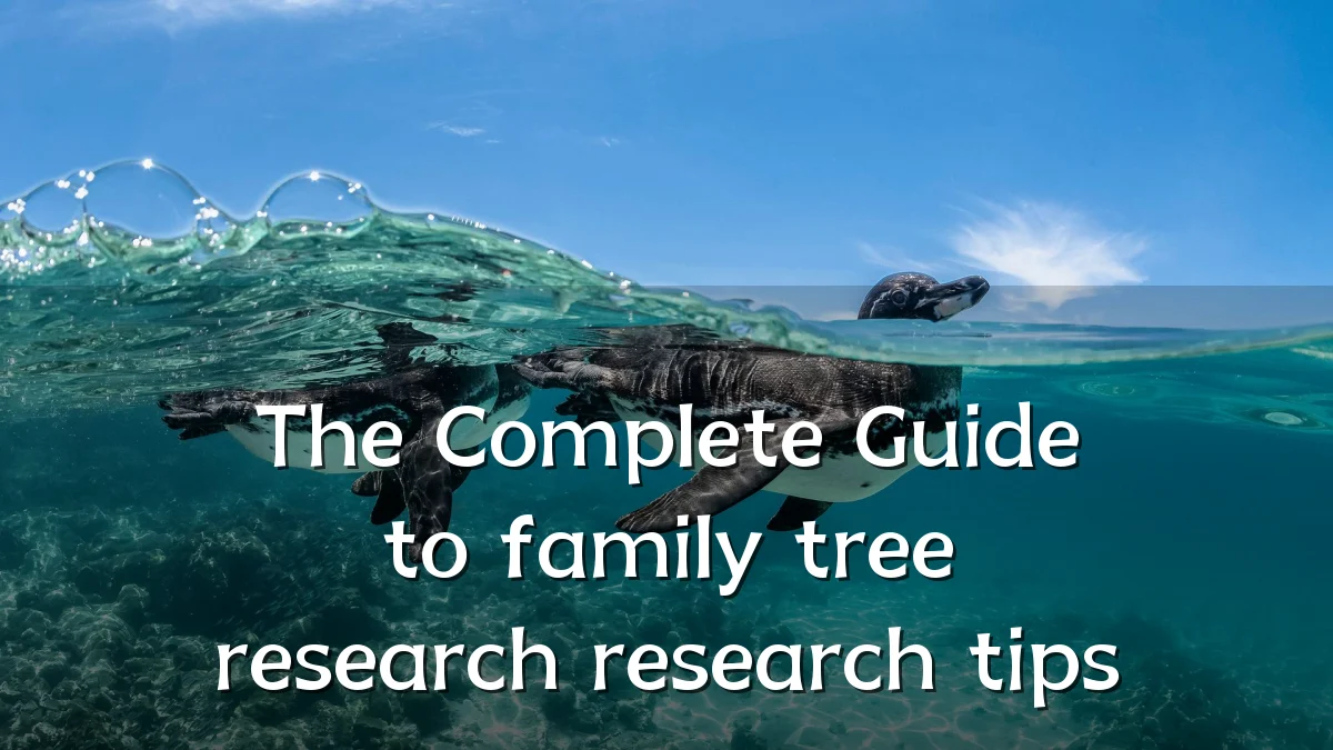 The Complete Guide to family tree research research tips