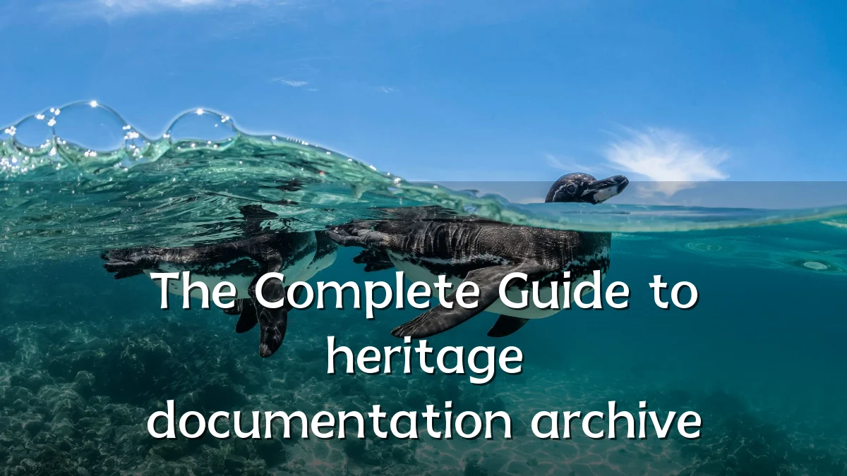 The Complete Guide to heritage documentation archive