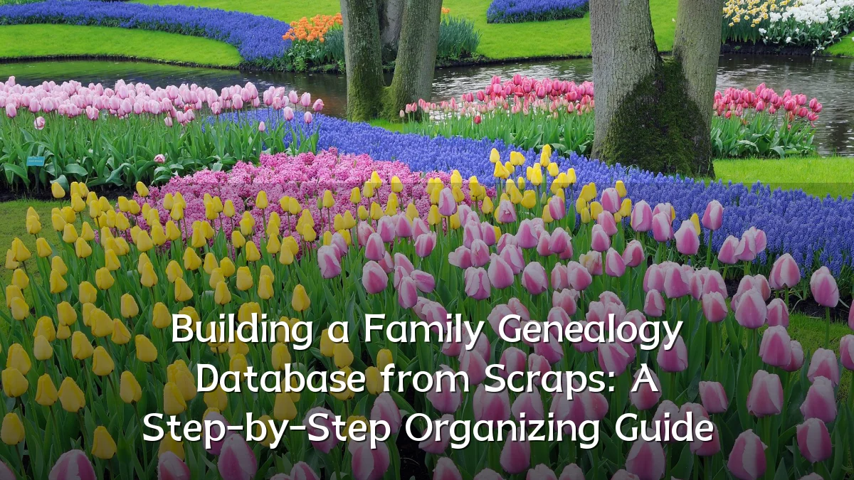 Building a Family Genealogy Database from Scraps: A Step-by-Step Organizing Guide