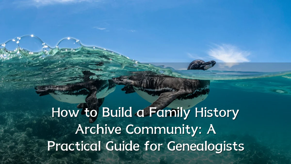 How to Build a Family History Archive Community: A Practical Guide for Genealogists