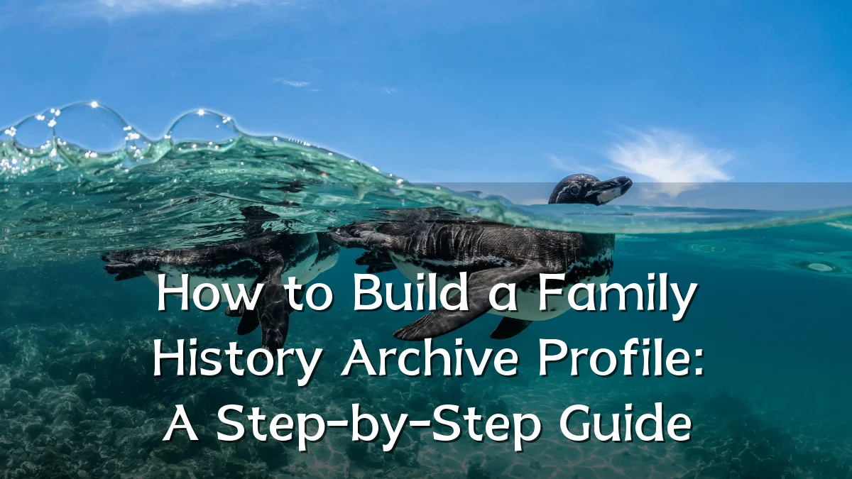 How to Build a Family History Archive Profile: A Step-by-Step Guide