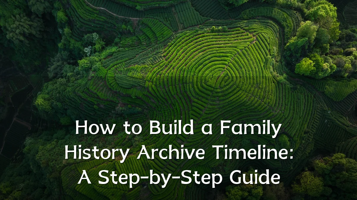 How to Build a Family History Archive Timeline: A Step-by-Step Guide
