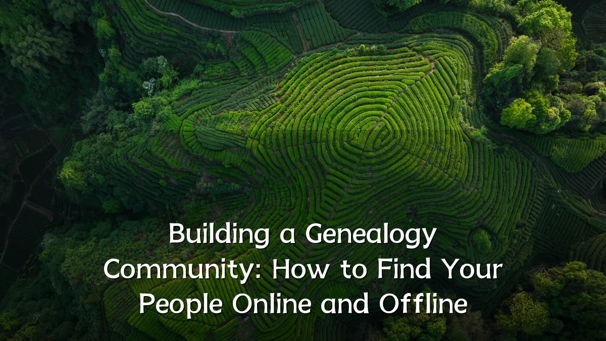 Building a Genealogy Community: How to Find Your People Online and Offline