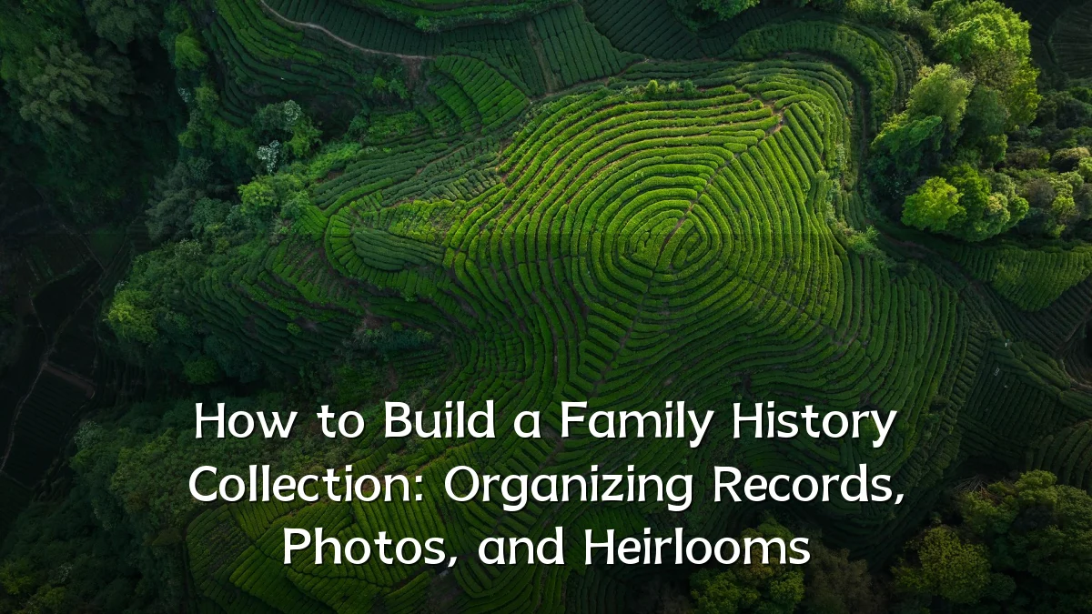 How to Build a Family History Collection: Organizing Records, Photos, and Heirlooms