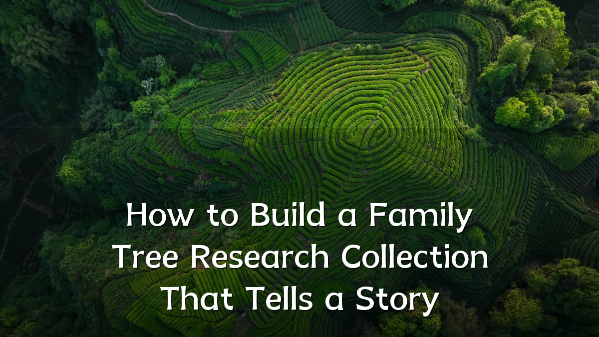 How to Build a Family Tree Research Collection That Tells a Story
