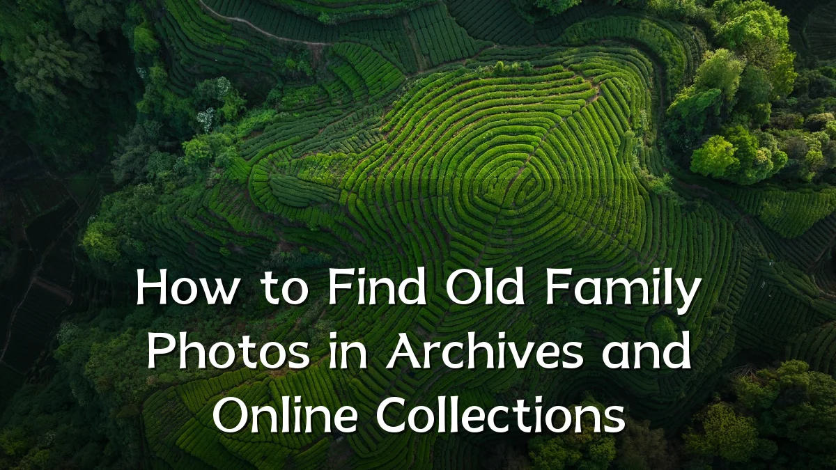 How to Find Old Family Photos in Archives and Online Collections
