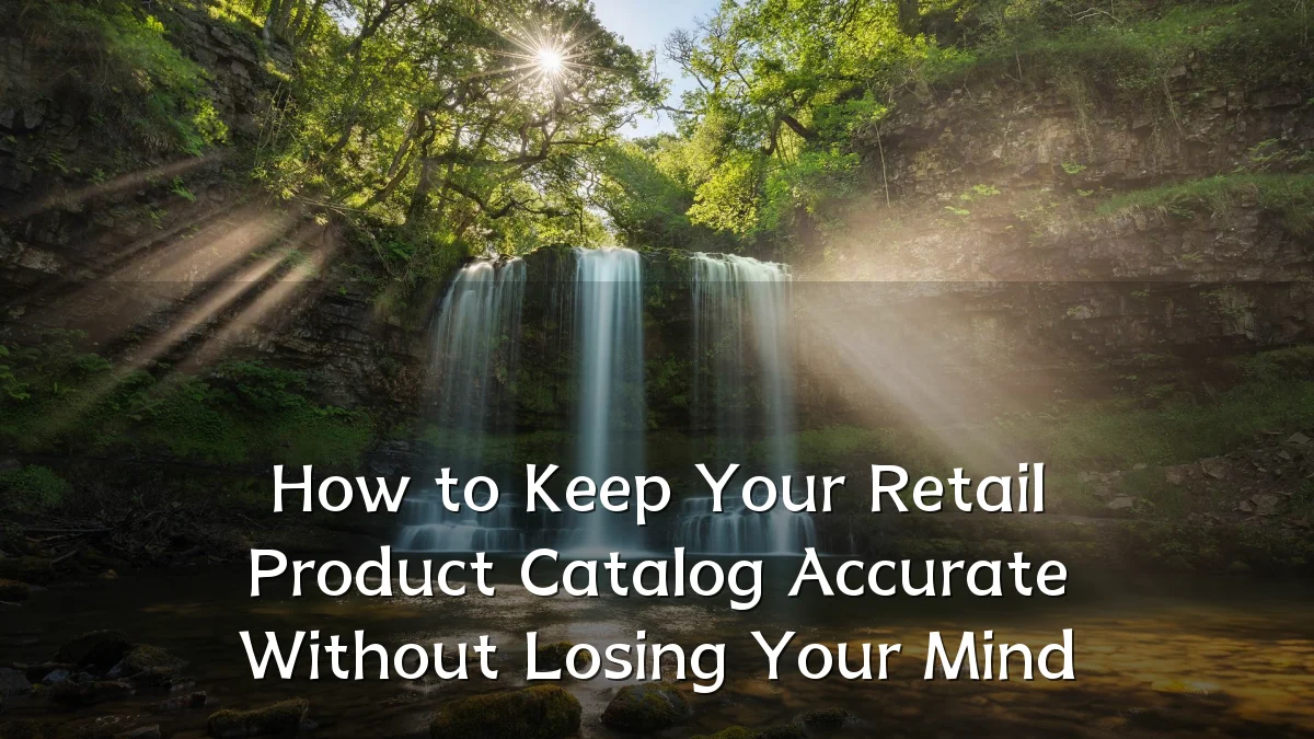 How to Keep Your Retail Product Catalog Accurate Without Losing Your Mind