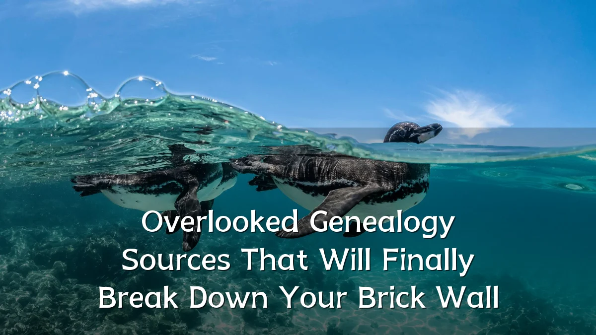 Overlooked Genealogy Sources That Will Finally Break Down Your Brick Wall