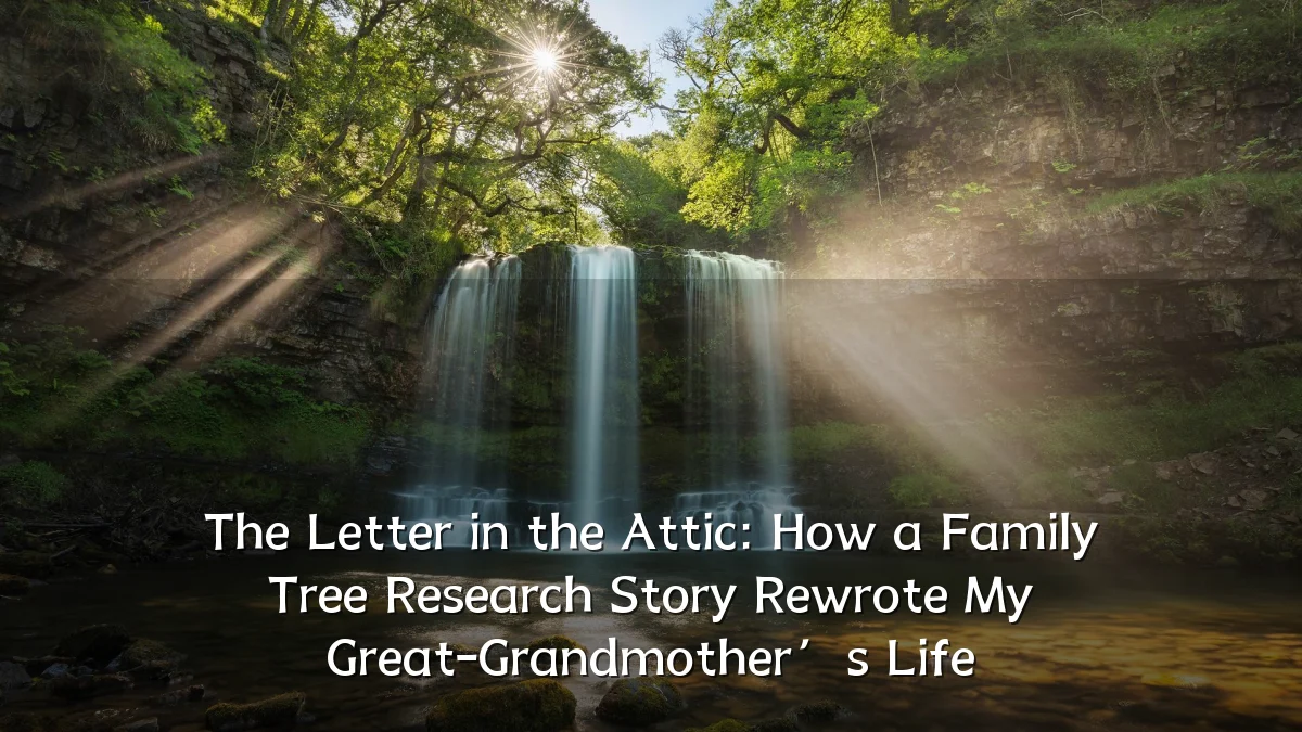 The Letter in the Attic: How a Family Tree Research Story Rewrote My Great-Grandmother’s Life